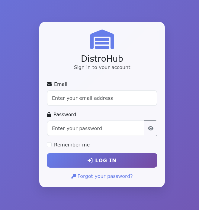 DistroHub Overview